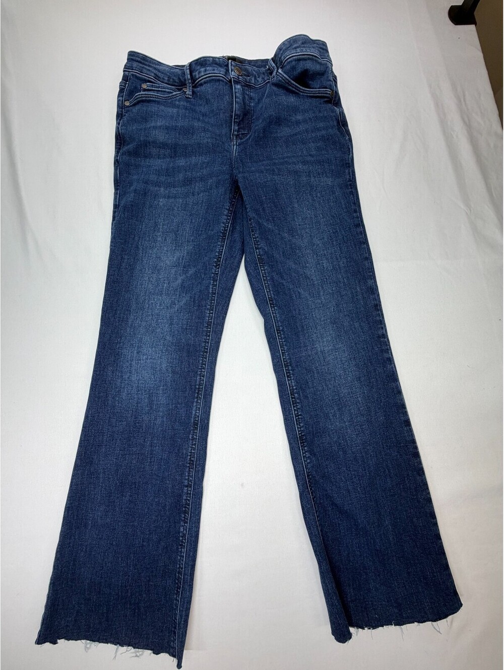 Simply Vera Vera Wang Women's Jeans High Rise Bootcut Denim Size 8R Blue